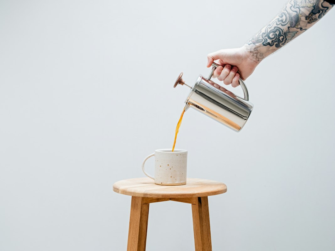 Signature coffee blend with premium roasted beans