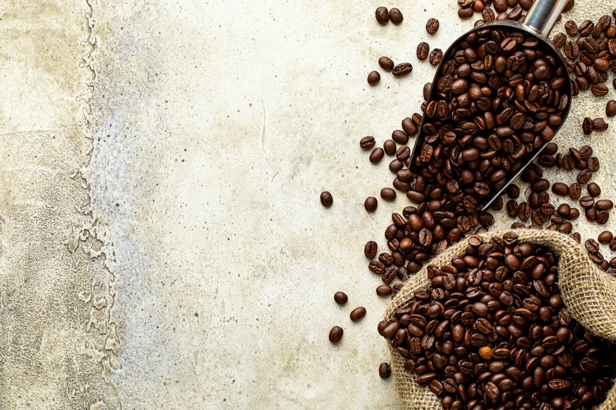 Coffee selection guide showing different roast levels